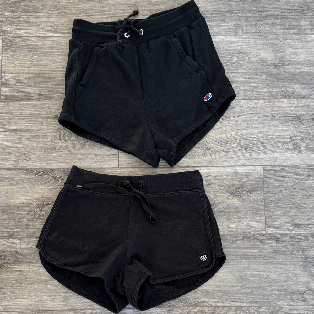 Champion Women's Black Shorts Set